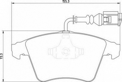 MAGNETI MARELLI 363710201432 -  Комплект тормозных колодок, дисковый тормоз